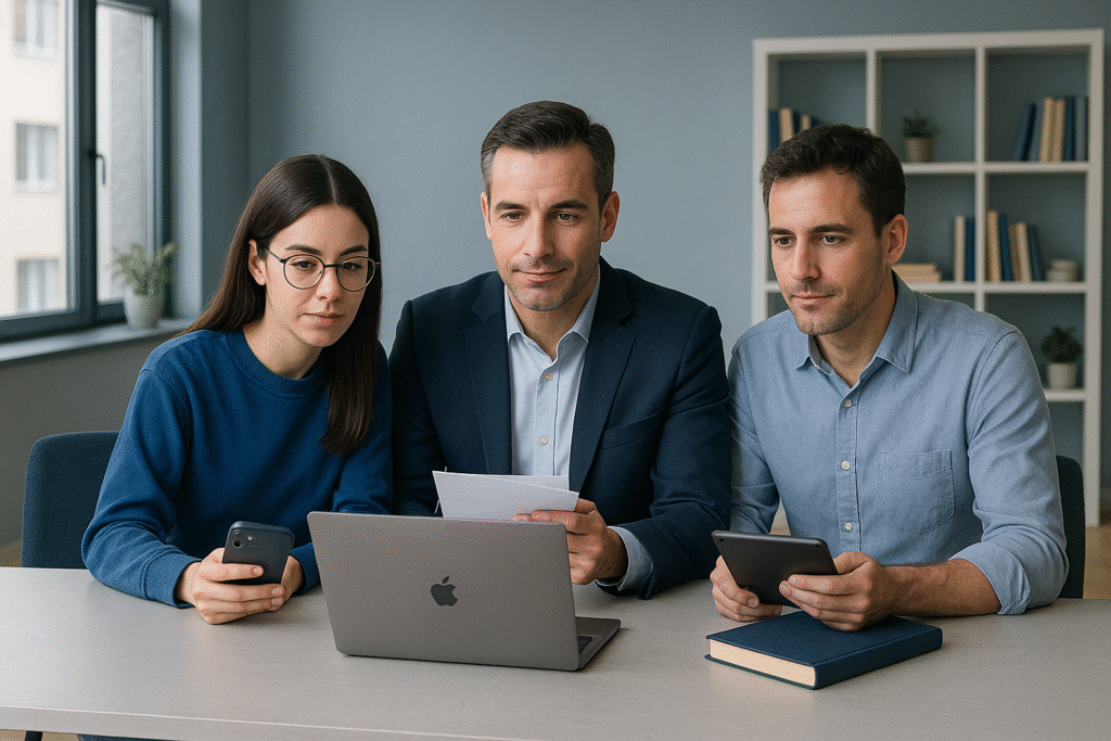 Diferentes perfiles de opositores modernos para captación en academias online